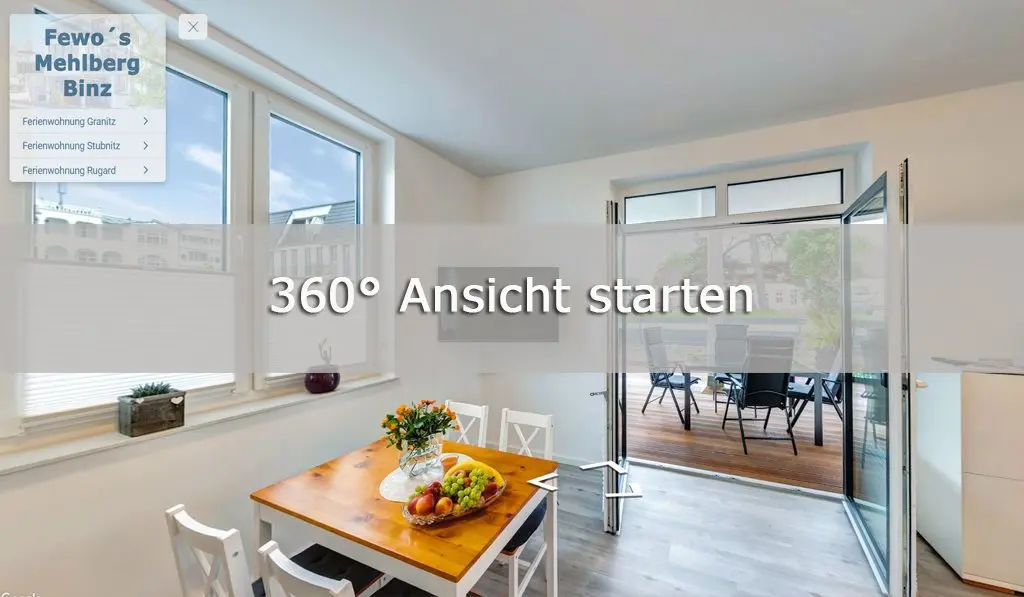 360 Grad Ansicht starten