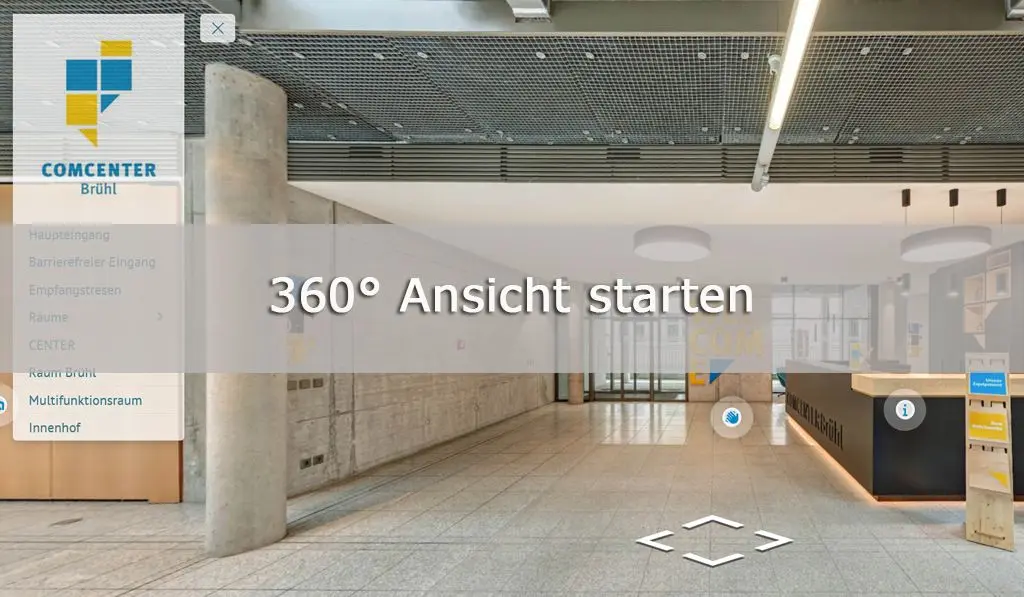360 Grad Ansicht starten