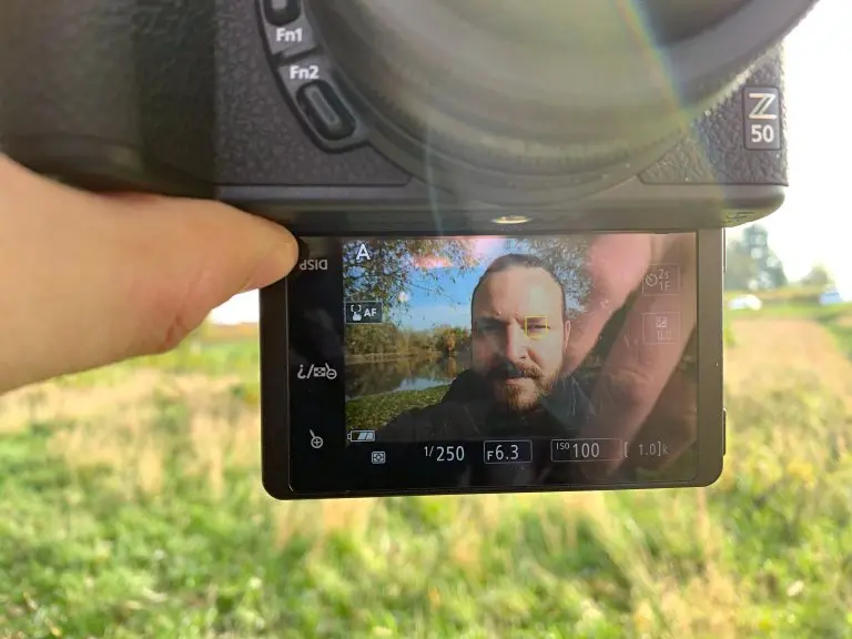 Selfie Modus Nikon Z50