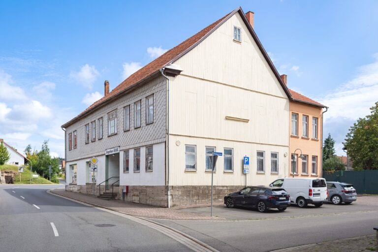 Bürgerhaus Grabe, Ansicht mit Giebelseite